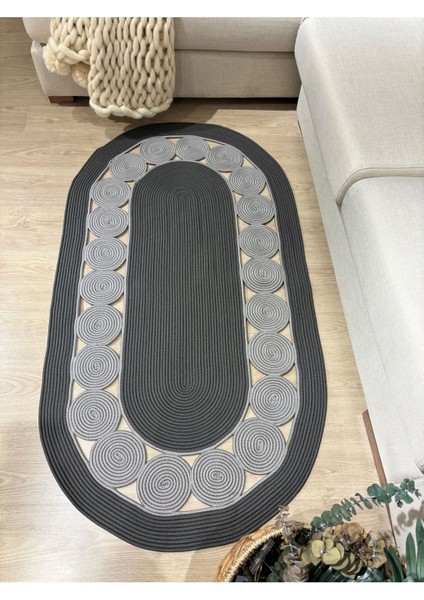 Cookie Jüt Hasırlı El Örgüsü Kilim indirimleri