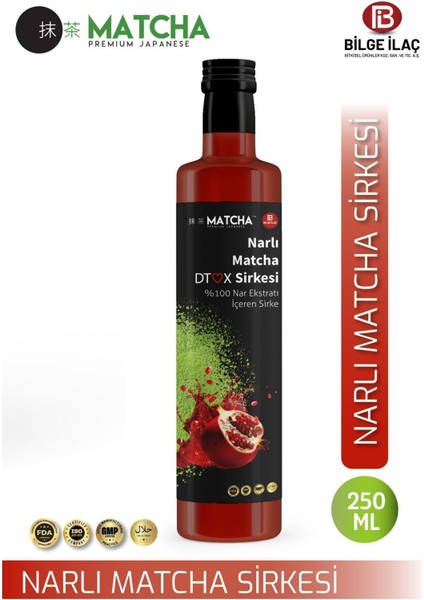 Detox Narlı Sirke 250 ml Japon Premium Nar Ekstratı ile Aromalı fiyatları