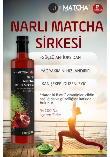 Detox Narlı Sirke 250 ml Japon Premium Nar Ekstratı ile Aromalı fırsatları
