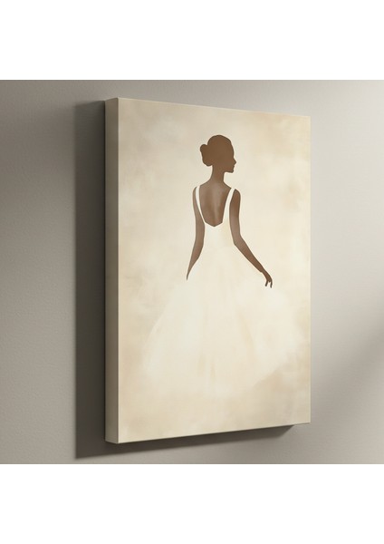 Kadın Silüeti Soyut Sanat Tablosu