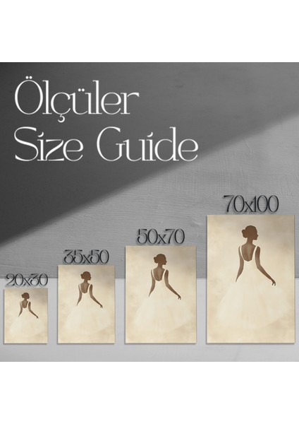 Kadın Silüeti Soyut Sanat Tablosu modelleri