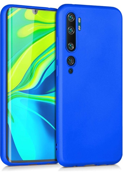 Xiaomi Mi Note 10 Pro Premium Silikon Kılıf Mavi