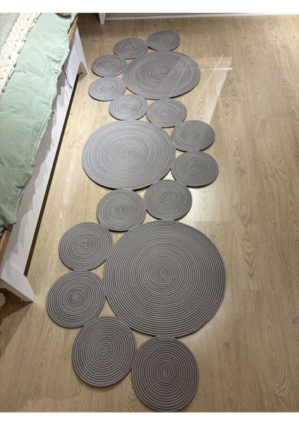 Snake Hasır Jüt Bej Yolluk Halı Kilim