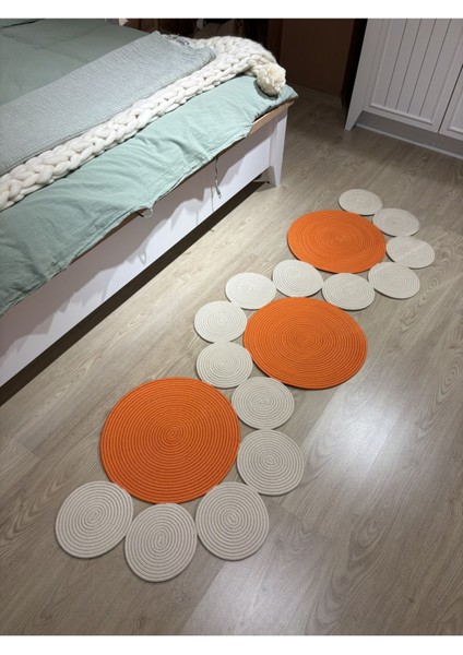 Snake Hasır Jüt Bej Yolluk Halı Kilim