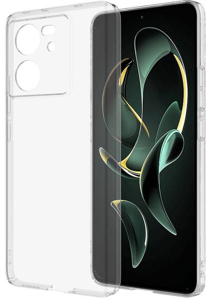 Xiaomi Mi 13T Pro Kılıf Ince ve Sert Yapılı Şeffaf Premium Pc Silikon Kapak Ryc/droga