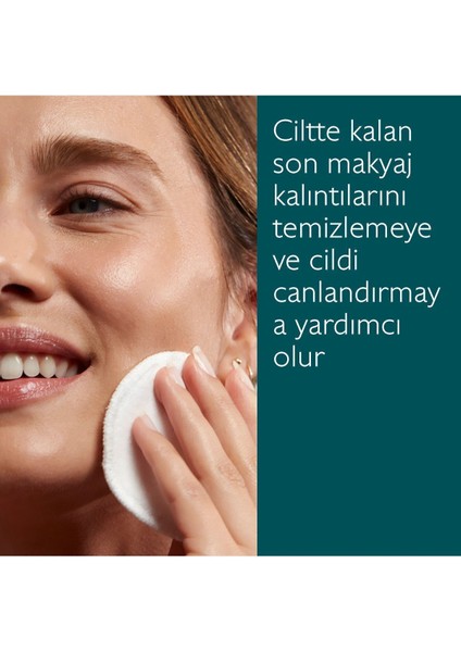 Organik İçerikli Tüm Cilt Tipleri için Makyaj Kalıntılarını Temizleyen Nemlendirici Tonik