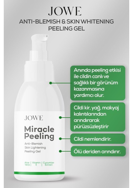 Miracle Peeling Ve Aydınlatıcı Jel - 100 ml
