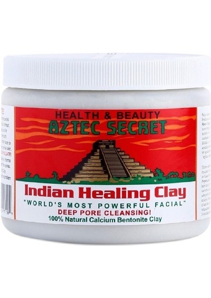 Hindistan Yüz Maskesi - Hassas Ciltler İçin Etkili Volkanik Bentonit Detoks ve Derin Temizlik, 454 gr indirimleri