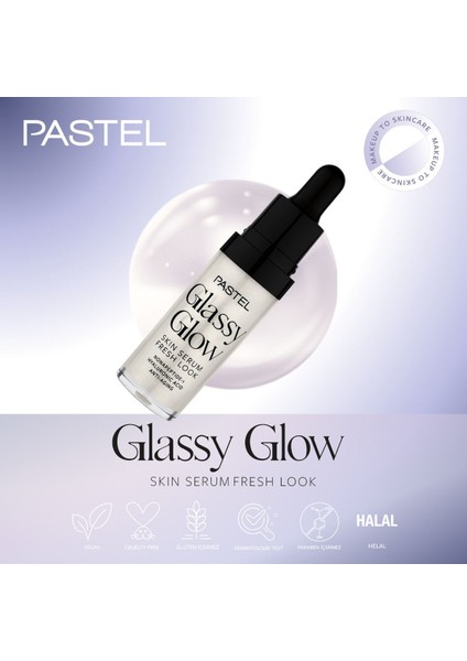 Glassy Glow Cilt Serumu 15 ml Hyaluronik Asitli Yenileyici ve Aydınlatıcı Tüm Cilt Tiplerine Uygun indirimleri