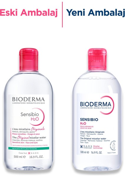 Sensibio H2O Makyaj Temizleme Suyu - Hassas Ciltler için Yatıştırıcı ve Dengeleyici Etki, 500 ml fiyatları