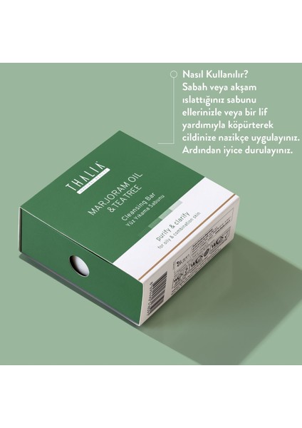 Organik Marjoram ve Çay Ağacı Yağı ile Yağlı Ciltler için Gözenekleri Sıkılaştıran Katı Sabun