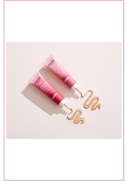 BB Krem SPF50 PA+++ - Doğal Yüksek Kapatıcılık ve Mavi Işık Koruması ile Tüm Cilt Tiplerine Uygun, Camellia Japonica Özlü, 30 ml