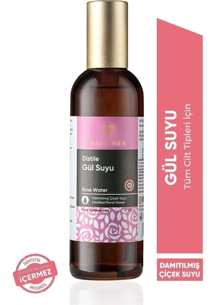 Gül Suyu 100 ml Doğal İçerikli Normal Ciltler için Besleyici ve Canlandırıcı Bakım