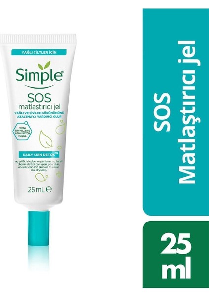 Jel Arındırıcı Yüz Temizleyici 25 ml Niacinamide İçerikli Yağlı Ciltler için Matlaştırıcı