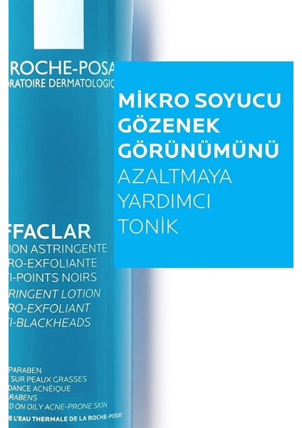 Effaclar Yağlı Ciltler İçin Set: Nazik Temizleyici Jel ve Mikro Soyucu Tonik (400 ml + 200 ml)
