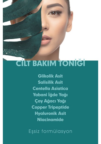 Clinic Canlandırıcı Cilt Bakım Toniği - Tüm Cilt Tipleri için Glikolik Asitli, 200 ml