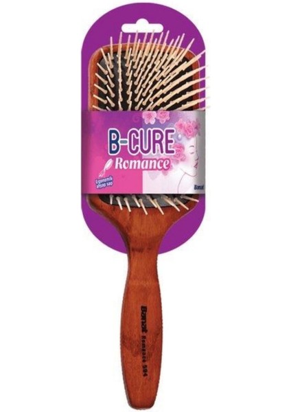 Romance 594 Saç Fırçası Ergonomik Ahşap Sap, Plastik Uç, 187 Pin, Tüm Saç Tipleri İçin İdeal fiyatları