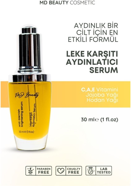 Aydınlatıcı Serum 30 ml Kuşburnu Özlü Leke Karşıtı Besleyici Tüm Cilt Tiplerine Uygun fırsatları