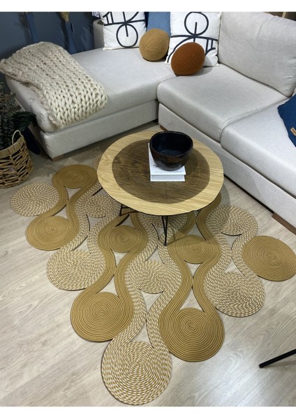 Quantum Jüt Görünümlü Hasır Özel Yapım Kilim fırsatları