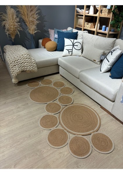 Siyah Snake Hasır Jüt Bej Yolluk Halı Kilim fırsatları