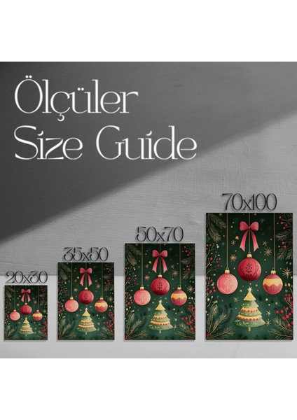 Kış Bayramı Süsleri Tablosu modelleri