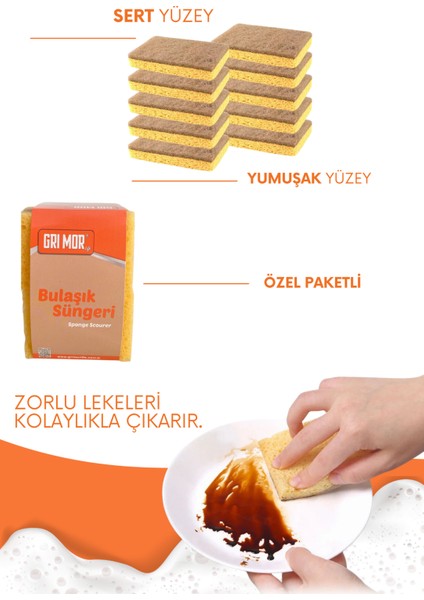 10 Adet Lifli Düz Bulaşık Süngeri – Özel Dokulu Dayanıklı Pinterest Mutfak Temizlik Süngeri Seti modelleri