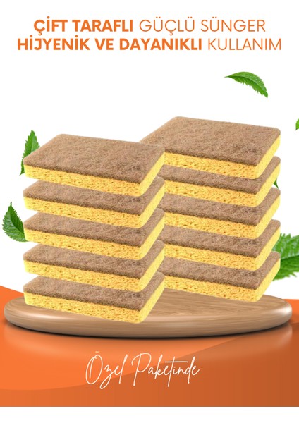 10 Adet Lifli Düz Bulaşık Süngeri – Özel Dokulu Dayanıklı Pinterest Mutfak Temizlik Süngeri Seti indirimleri