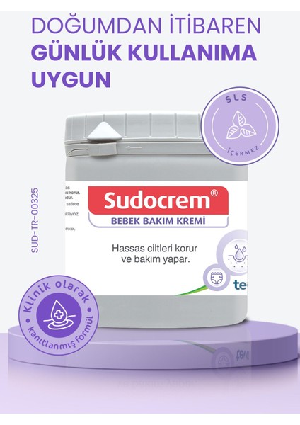 Bebek Bakım Kremi - Hassas Ciltler için Koruyucu ve Yatıştırıcı Etki, 60 gr, Paraben İçermeyen Bitkisel Formül fiyatları