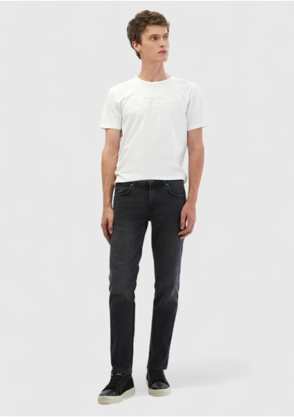 Beyaz Baskılı Bisiklet Yaka %100 Pamuk T-Shirt fiyatları