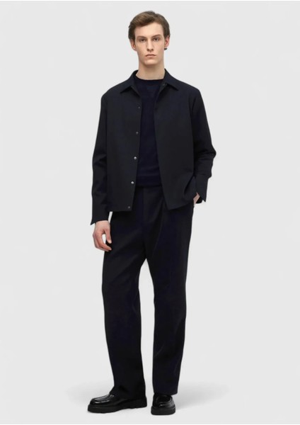 Lacivert Düz Casual Fit %100 Yün Takım Elbise fiyatları