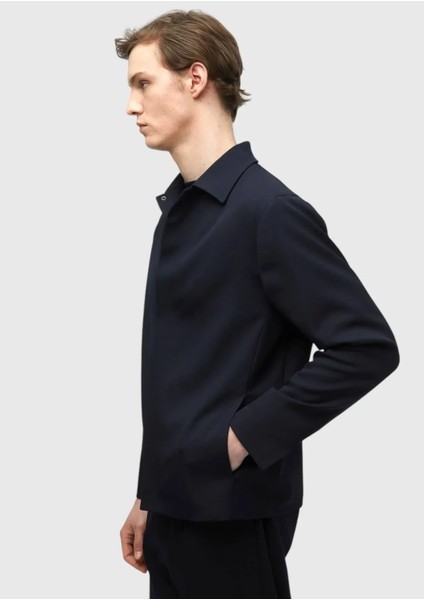 Lacivert Düz Casual Fit %100 Yün Takım Elbise fırsatları