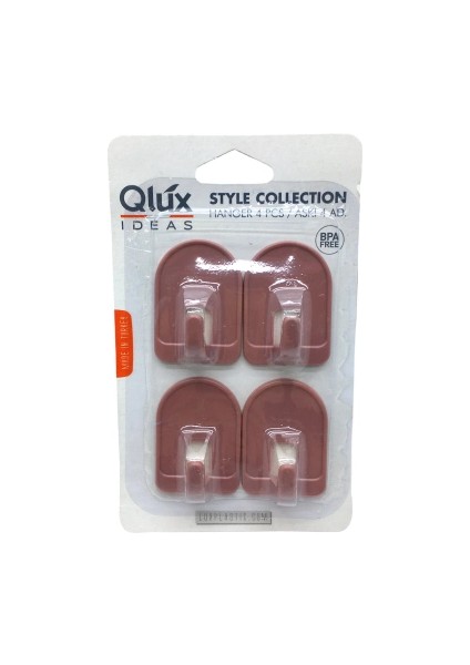 4 Parça Mirage Kubbeli Yapışkan Askı (5047)