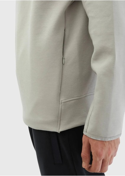 Açık Gri Dik Yaka Düz Sweatshırt fırsatları