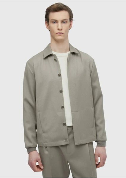 Bej Düz Comfort Fit %100 Yün Takım Elbise modelleri