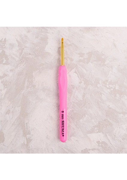 Shuma Yumuşak Saplı Yün Tığ- UZUNLUK:14CM & 5mm -Kırmızı