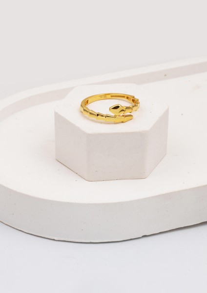 Yılan Model Taşsız Altın Yüzük fırsatları