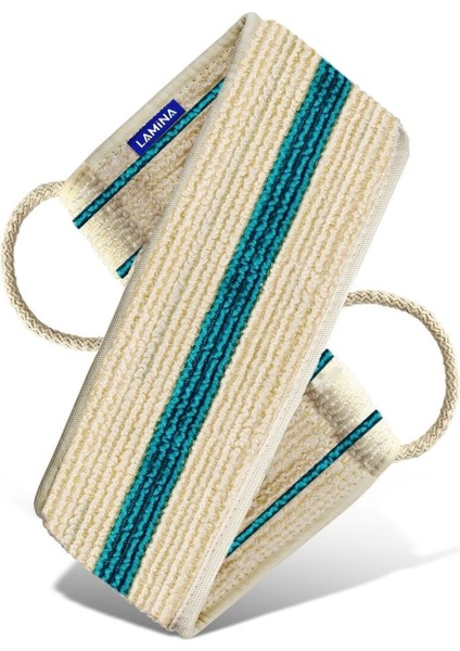 Banyo Sırt Kesesi - Rovin Pamuk Dokulu, Çift Taraflı Derin Temizlik ve Peeling Özelliği, 70x12 cm fırsatları