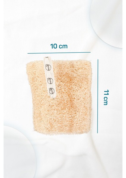 Doğal Kabak Banyo Lifi - Peeling Etkisi ile Tamamen Doğal, 1 Adet, Açık Sarı fırsatları