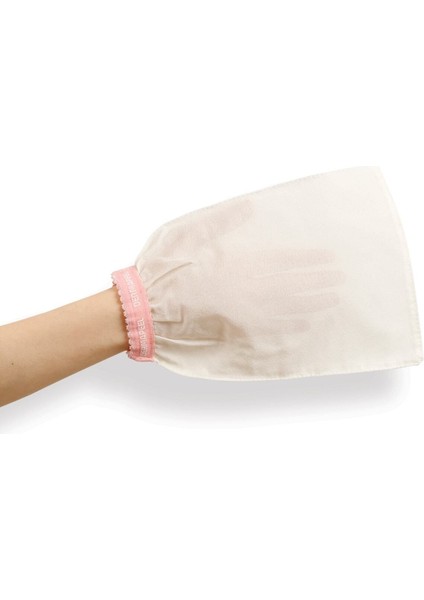 Pink Touch Pembe Yumuşak Dokulu Lastik Bilek Bantlı Banyo Kesesi Hassas Ciltler İçin 1 Adet