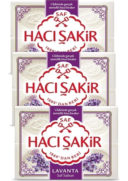 Doğal Lavanta Kokulu Kalıp Sabun 3'lü Paket 600 gr Zengin Köpüklü Saf Formül modelleri