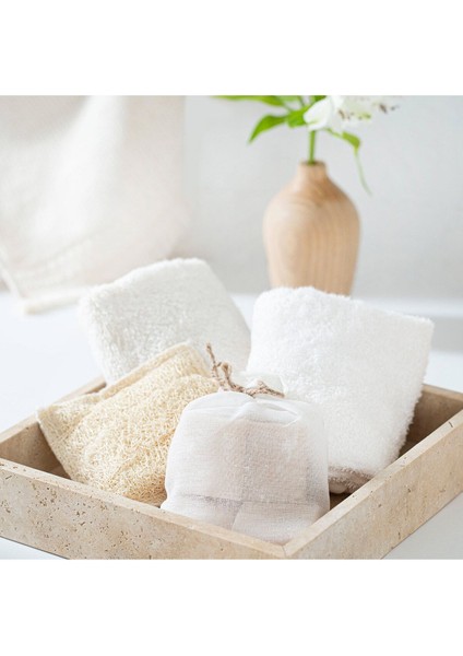 Doğal Kumaş Keseli Yasemin Kokulu Ferahlatıcı Sabun 200 gr 4'lü Ekonomik Paket indirimleri