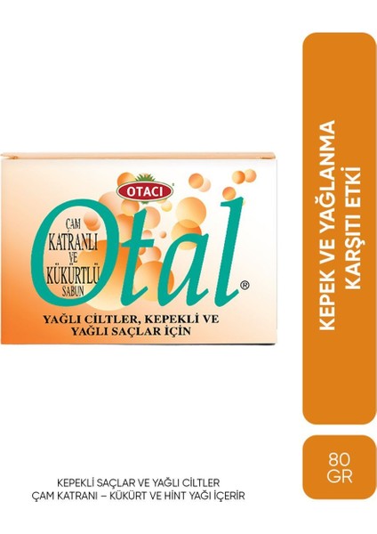 Çam Katranı ve Kükürt İçeren Sabun - Kepek ve Yağ Dengeleyici, 80 g fiyatları