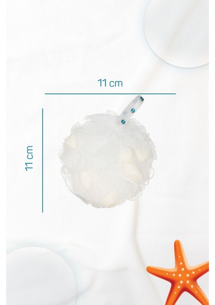 Doğal Lifli Sabunlu Banyo Lifi - Beyaz Sabun Aromalı, Tüm Cilt Tiplerine Uygun, 2'li Set indirimleri