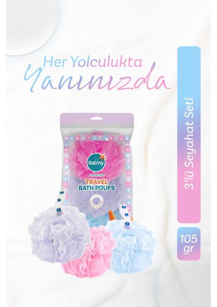 Seyahat Banyo Lifi - BPA ve Fitalat İçermeyen, Bol Köpük Oluşturan, 3x35 gr, 3 Adet fırsatları