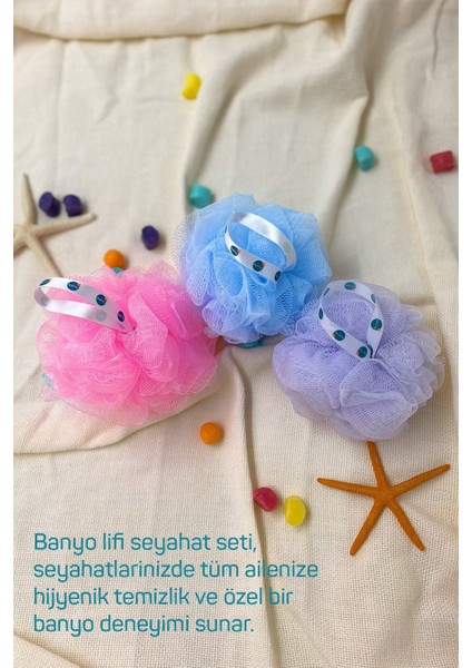 Seyahat Banyo Lifi - BPA ve Fitalat İçermeyen, Bol Köpük Oluşturan, 3x35 gr, 3 Adet