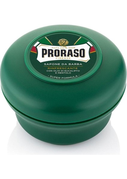 Eucalyptus Yağı ve Mentollü Tıraş Sabunu - Cildi Nemlendirir, Tahrişten Korur, 150 ml, Yeşil, 1 Adet modelleri