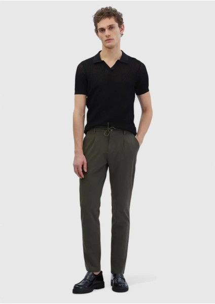 Siyah Polo Yaka Jakarlı Triko fiyatları