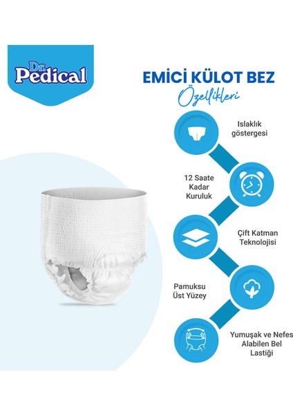 Emici Külot Ekstabüyük Xl Yetişkin Hasta Bezi 60 Adet modelleri