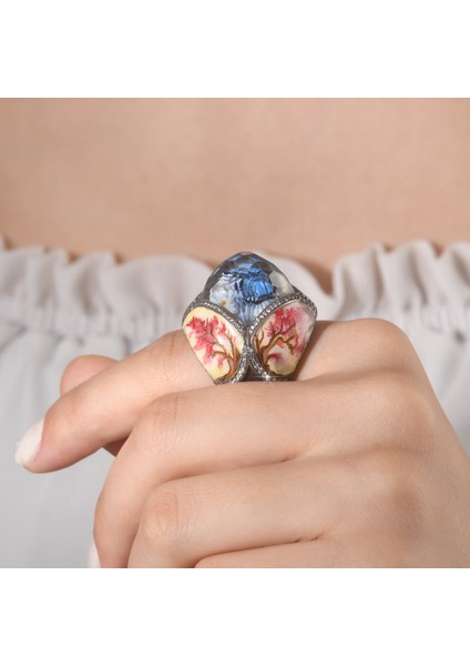 1.90 Karat Pırlanta Yüzük, Kelebek Motifli, Gerçek Pırlanta, Mücevher Sertifikalı fiyatları