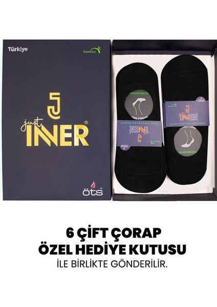 Erkek Çorap 6'lı Babet (Bambu) modelleri